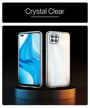 Soft Silicon Clear Case for Oppo F17 Pro | Scratch Resistant | Slim Transparent Cover thumbnail 1