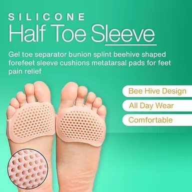 Stepify Silicone Heel Pad Pack of 3 for Heel Pain Relief | Washable Toe-Free Gel Heel Cups for Men & Women| Shock Absorbing Foot Cushion for Plantar Fasciitis|  Cracked Heels & Daily Walking Comfort thumbnail 2