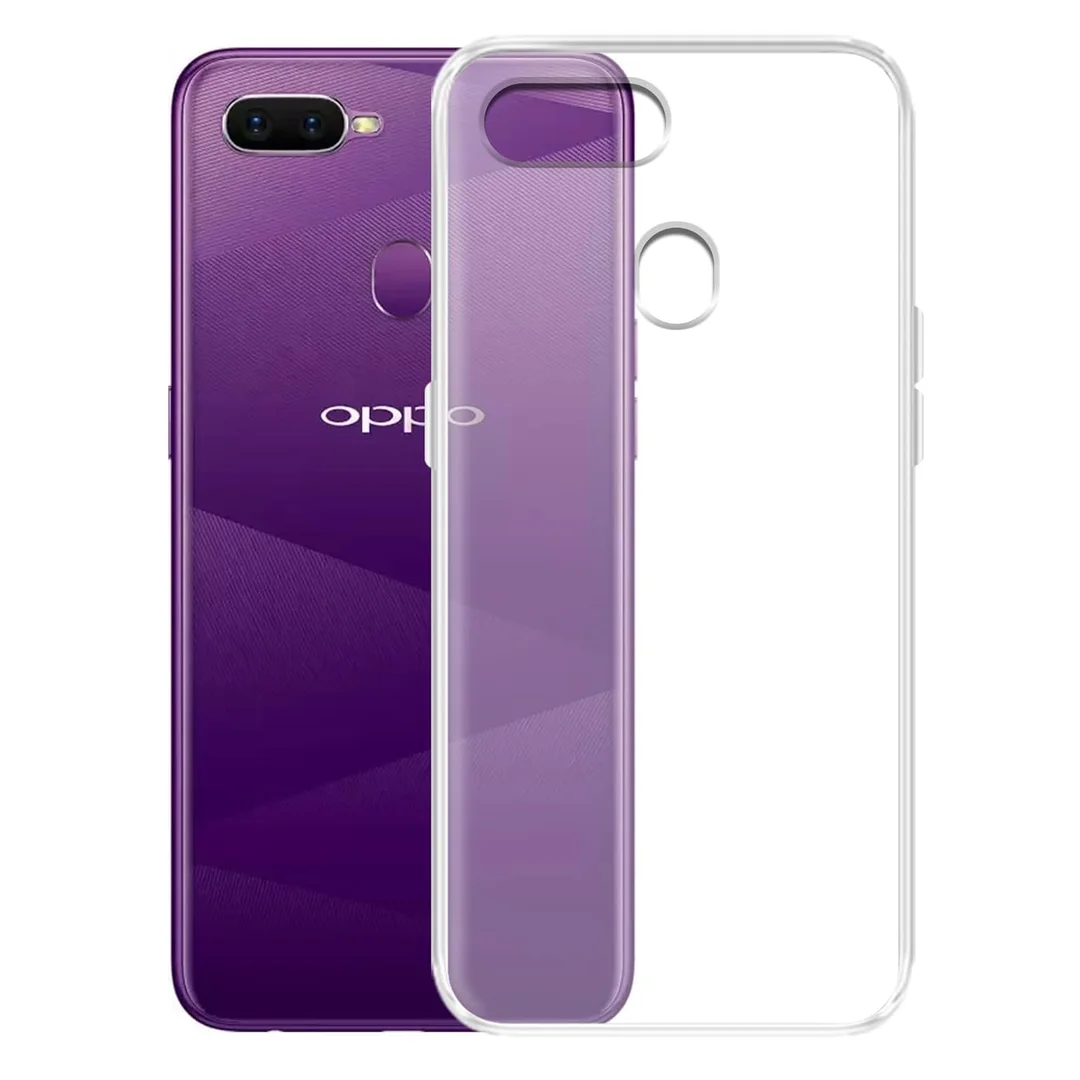 Soft Silicon Transparent Clear Case for Oppo F9 Pro | Scratch Resistant Back Cover | Anti-Yellowing TPU | Slim Fit image 1