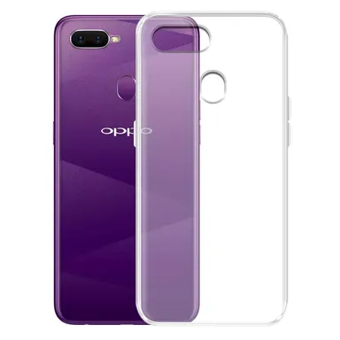 Soft Silicon Transparent Clear Case for Oppo F9 Pro | Scratch Resistant Back Cover | Anti-Yellowing TPU | Slim Fit  thumbnail 0