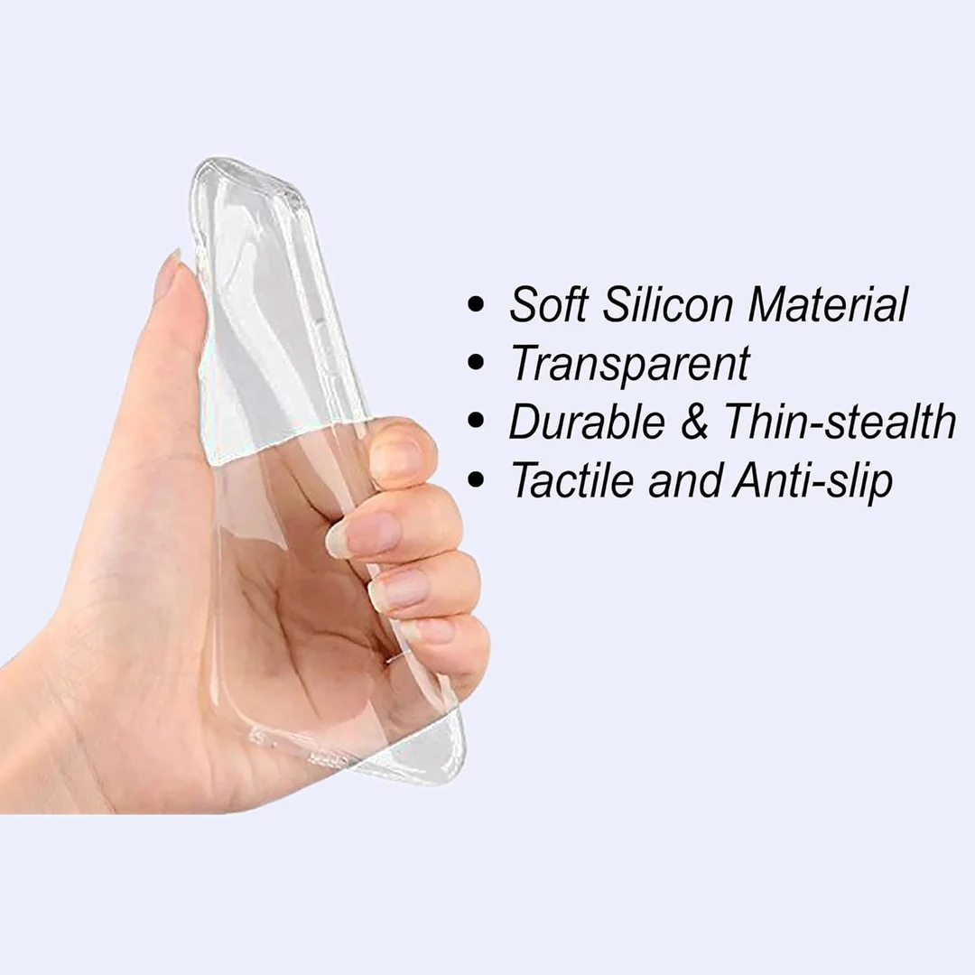 Soft Silicon Transparent Clear Case for Oppo F9 Pro | Scratch Resistant Back Cover | Anti-Yellowing TPU | Slim Fit image 3