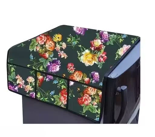 Trimly PVC Fridge Top Cover | 6 Pockets Durable & Stylish image 1