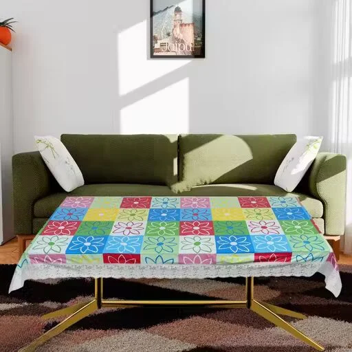 Water-Resistant 4-Seater Table Cover |Anti-Slip | Stylish Dining Protection image 1