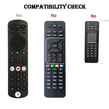V3Deals Remote Control Compatible for Airtel Xstream Set Top Box HD & SD with Non Voice Function (Please Match Old Remote Before Order) with Netflix YouTube and Prime Video hotkeys (Airtel Xstream) thumbnail 1