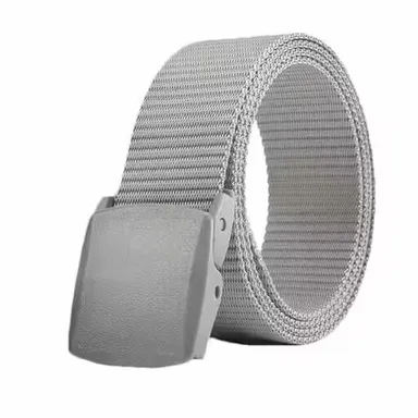 Adjustable Nylon Belt with Non-Metal Buckle | Lightweight & Durable Travel Belt