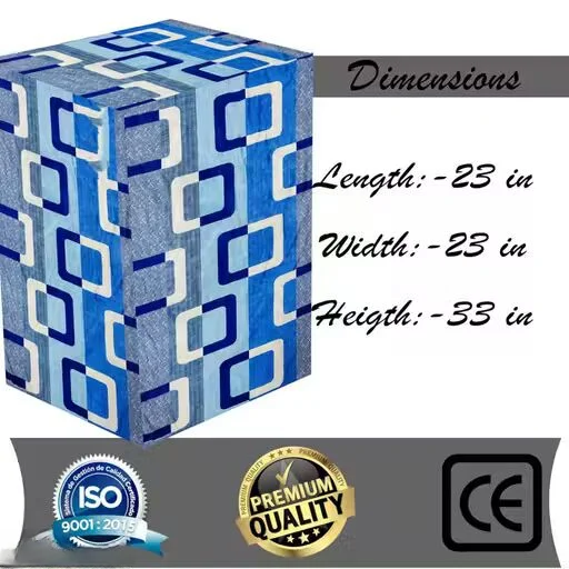 Anti-Slip Front Washer Covers for Washing Machine | Dustproof, Waterproof, Anti-Stain Protector | Blue Durable Front Panel Guard for Home Laundry Appliances image 3
