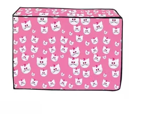 Trimly Deluxe PVC Split AC Cover | Waterproof, Dust-Proof, Stain-Resistant Pink Design image 3