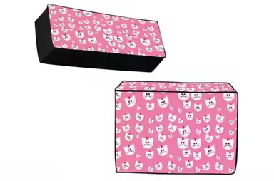 Trimly Deluxe PVC Split AC Cover | Waterproof, Dust-Proof, Stain-Resistant Pink Design thumbnail 0