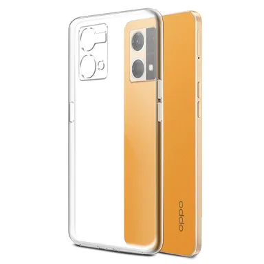 Soft Silicon Transparent Case for Oppo F21 Pro 4G | Scratch Resistant | Non Yellowing | Clear Cover | Slim Fit | Flexible TPU thumbnail 0