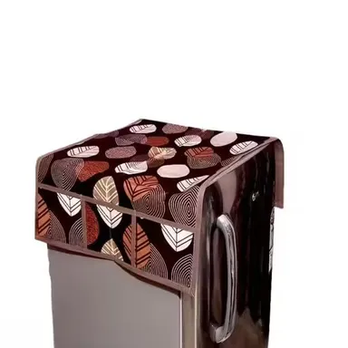 FreshLook Fridge Top & Handle Protector Set | Dustproof| Stylish Durable thumbnail 0