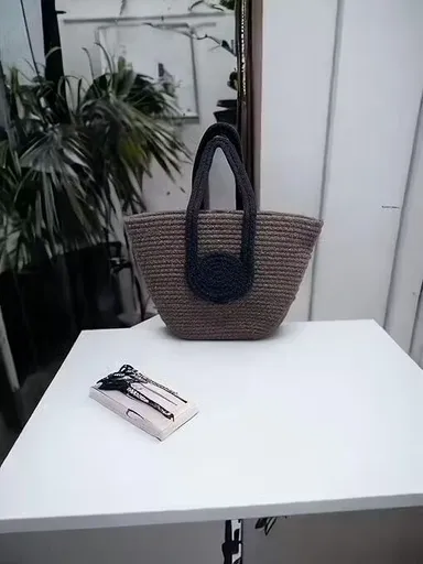 Trimly Premium Jute Shoulder Bag | Eco-Friendly|  Lightweight thumbnail 0