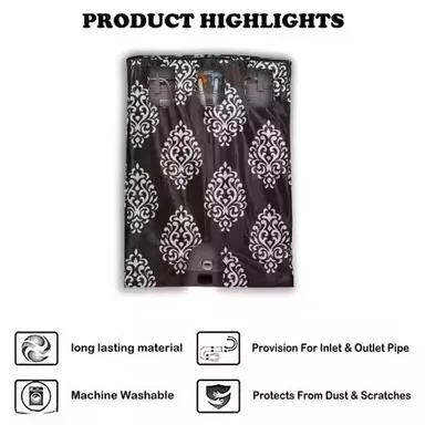 Trimly Top Load Washing Machine Cover with Waterproof Dustproof Heavy Duty Protective Layer for Home Laundry| Fade Resistant Durable Fabric with Zip Closure thumbnail 1