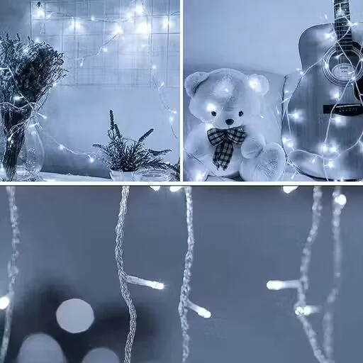 Silver Serial Fairy Lights | Home & Outdoor Decoration | 11 M Pack image 2