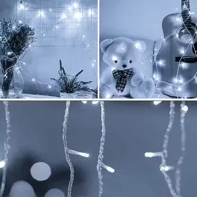 Silver Serial Fairy Lights | Home & Outdoor Decoration | 11 M Pack thumbnail 1
