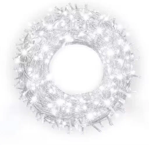 Silver Serial Fairy Lights | Home & Outdoor Decoration | 11 M Pack image 1