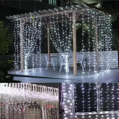 Silver Serial Fairy Lights | Home & Outdoor Decoration | 11 M Pack thumbnail 3