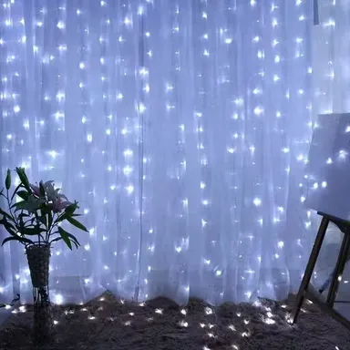 Silver Serial Fairy Lights | Home & Outdoor Decoration | 11 M Pack thumbnail 2