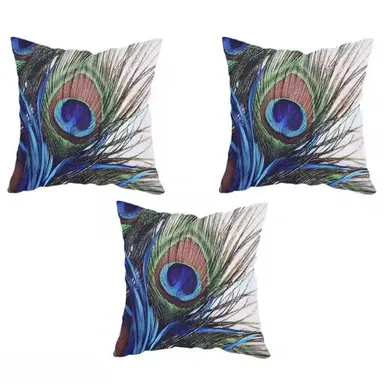 Trimly Polyester Cushion Cover | 16x16 inch | Home & Sofa Decor thumbnail 1
