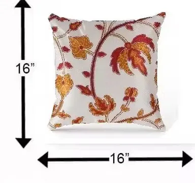 Trimly 3D Knitted Cushion Cover | 16x16 Inch | Soft Polyester | Living Room Decor thumbnail 2