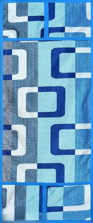 Waterproof Microwave Oven Top Cover | Modern Decorative Dustproof Protection | Blue thumbnail 3