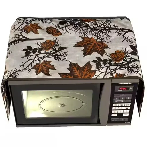 Waterproof Dustproof Microwave Oven Cover | Modern Kitchen Appliance Protective Cover | Heat-Resistant, Easy-Clean Fabric | Fits Standard & Large Microwave Sizes image 2