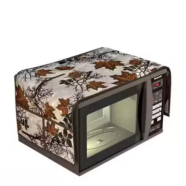 Waterproof Dustproof Microwave Oven Cover | Modern Kitchen Appliance Protective Cover | Heat-Resistant, Easy-Clean Fabric | Fits Standard & Large Microwave Sizes thumbnail 0