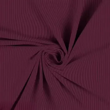 Trimly Cotton Satin Double Bedsheet | Lustrous & Breathable | Wine Color thumbnail 2