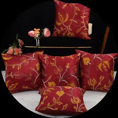 Trimly Knitted 3D Print Cushion Cover | 16x16 Inch |  Stylish Home Decor