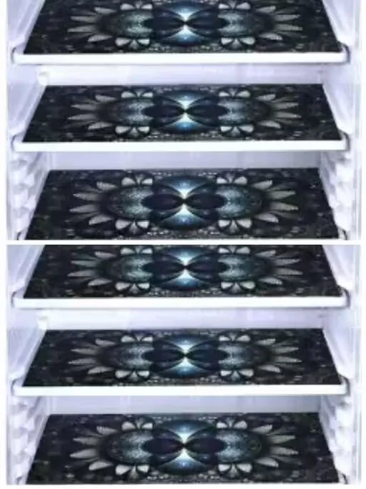 Fridge Accessory Set | Top Cover| 6 Multi-Use Mats & 2 Handle Covers image 2