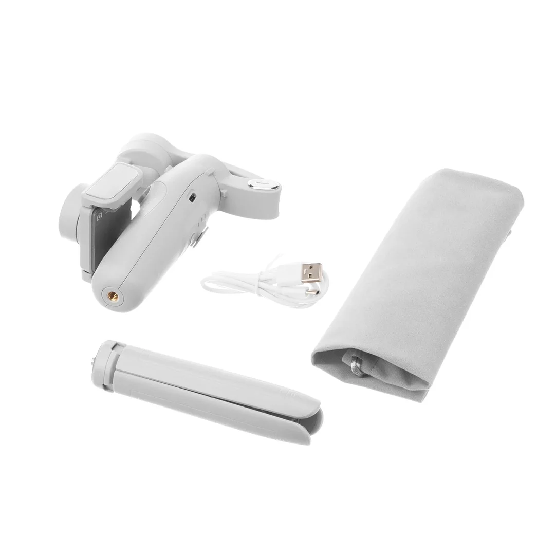 Basics Foldable 3 Axis Gimbal Stabilizer with Advanced Gyroscope (Light Grey) image 6