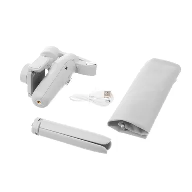Basics Foldable 3 Axis Gimbal Stabilizer with Advanced Gyroscope (Light Grey) thumbnail 5