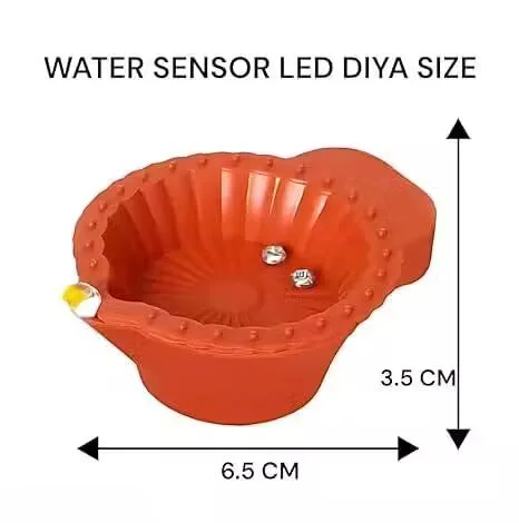 GlowAura LED Water Diyas | Safe & Festive Lights | Pack of 12 image 3
