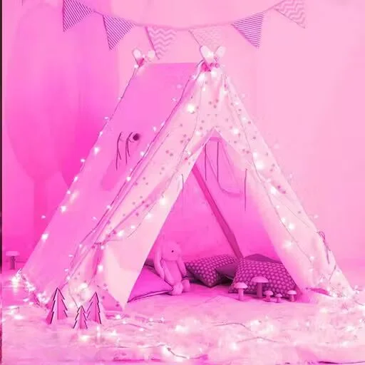 Pink Decorative Lights |10-Meter LED String for Home & Garden Décor image 2