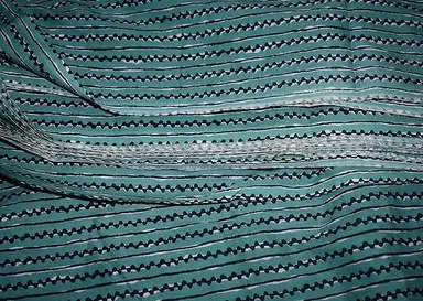 Women’s Pure Cotton Green Printed Dress Material Fabric Precut Kurti Kurta Salwar Suit Skirt Shirt Soft Breathable Tailoring Ethnic Daily Wear  thumbnail 1