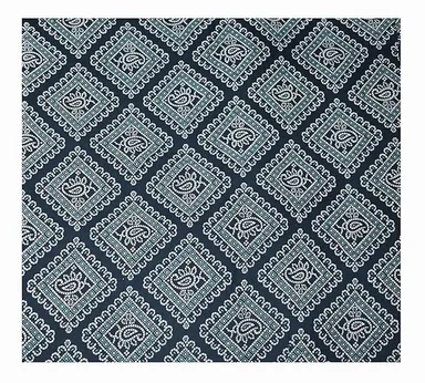 Printed Running Dress Material for Kurti, Salwar Suit, Shirt | 2.5 Meter Precut Fabric 44 Inch Width, Blue | Jaipuri Cotton Fabric for Women thumbnail 3
