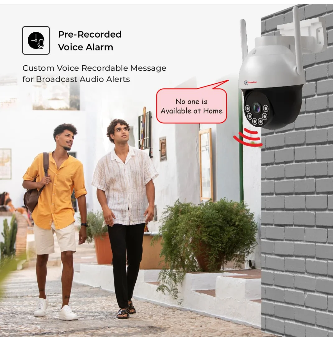 Trueview WiFi 3MP |Mini Pan-Tilt Zoom CCTV Camera for Indoor & Outdoor Security image 3