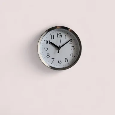 Silent White Wall Clock for Bedroom Living Room Office | Non‑Ticking Quartz Wall Clock Home Decor Decorative Wall Clock for Hall Kitchen & Study Room