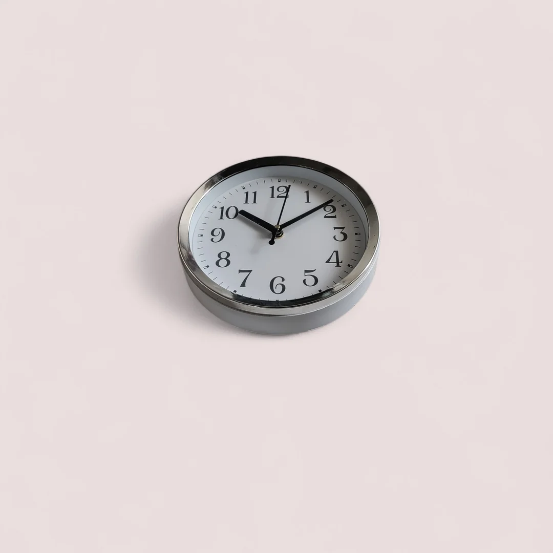 Silent White Wall Clock for Bedroom Living Room Office | Non‑Ticking Quartz Wall Clock Home Decor Decorative Wall Clock for Hall Kitchen & Study Room image 3
