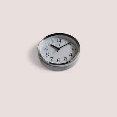 Silent White Wall Clock for Bedroom Living Room Office | Non‑Ticking Quartz Wall Clock Home Decor Decorative Wall Clock for Hall Kitchen & Study Room thumbnail 2