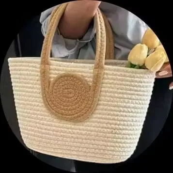 Trimly Modern Jute Shoulder Bag | Stylish, Eco-Friendly & Spacious Everyday Tote thumbnail 0