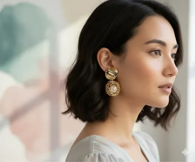 Trendy Pearl Ball Earrings for Women & Girls thumbnail 6