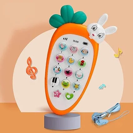 New Rabbit Cordless Kids Phone with Music & Smart Light image 1