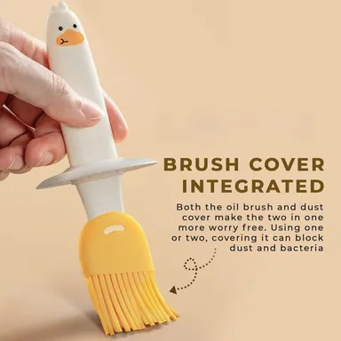 Oil Dispenser for Kitchen | 2 IN 1 |Oil Dispenser Bottle with Silicone Basting Brush for Cooking |Vinegar Sauce BBQ Grill Frying Baking |Air Fryer  thumbnail 4