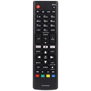 V3Deals Compatible Lg Tv Smart LED LCD HD Plasma with Prme Vedio & Ntflix | Non Voice | Model No :- AKB75095305 AKB75095307 AKB75375604 AKB75675304 | Exactly Same Remote Will Work Only (LG Netflix) thumbnail 0