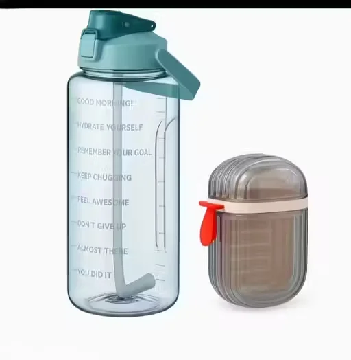 Motivator 2L Time Marker Water Bottle | SoapCase Combo image 1