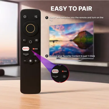 V3Deals Infrared Remote Control for RealmeSmart 4K Android LED OLED QLED TV Replacement for Original, realme Remote with Netflix Prime Video and YouTube Hot Keys (Realme Non Voice) thumbnail 1