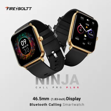 Fire-Boltt Ninja Call Pro Plus 1.83” HD Bluetooth Calling Smart Watch for Men & Women, SpO2 Heart Rate Sleep Monitor, AI Voice, 100+ Sports Modes IP67 Waterproof thumbnail 1