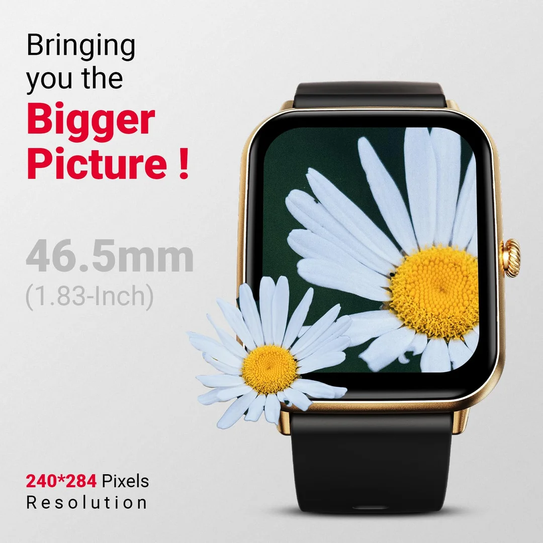Fire-Boltt Ninja Call Pro Plus 1.83” HD Bluetooth Calling Smart Watch for Men & Women, SpO2 Heart Rate Sleep Monitor, AI Voice, 100+ Sports Modes IP67 Waterproof image 3