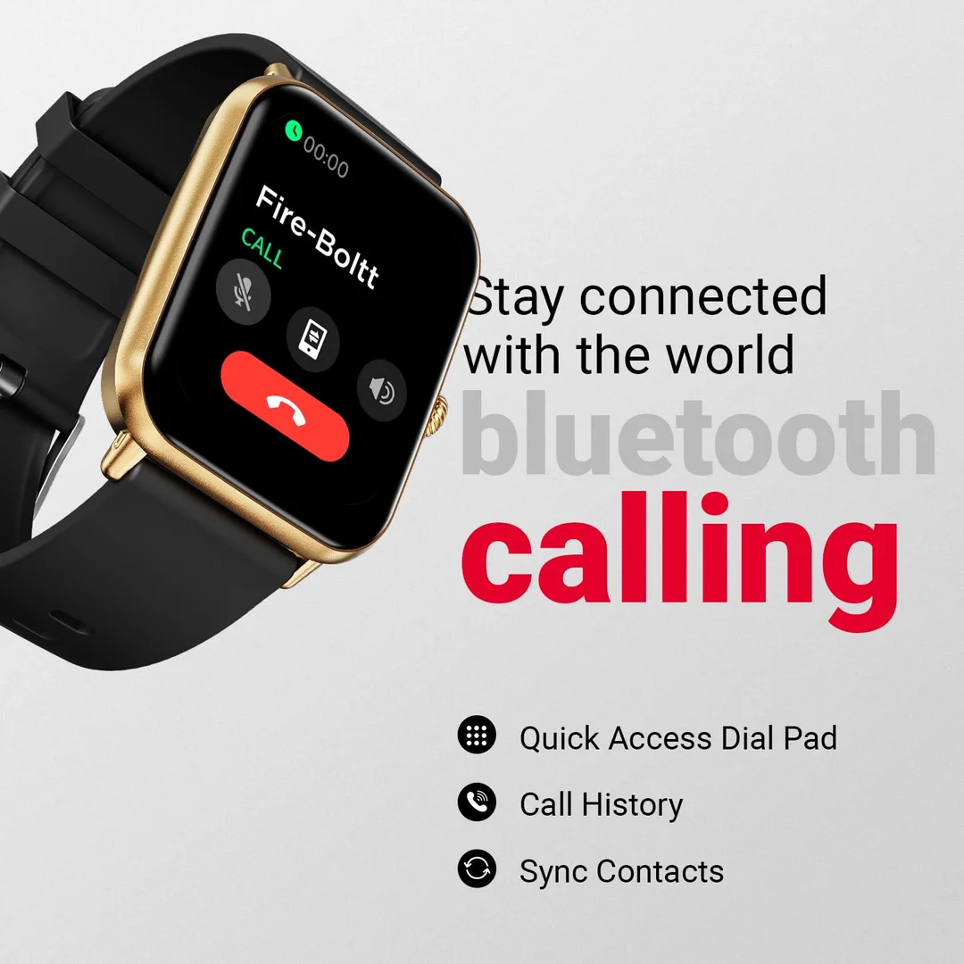 Fire-Boltt Ninja Call Pro Plus 1.83” HD Bluetooth Calling Smart Watch for Men & Women, SpO2 Heart Rate Sleep Monitor, AI Voice, 100+ Sports Modes IP67 Waterproof image 4