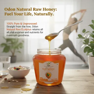 Golden Natural Recovery Honey | Organic, Raw, Unprocessed |Unpasteurized | Natural Health | Energy Booster 500 gm thumbnail 1